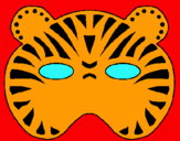 Dibuix Tigre pintat per sara