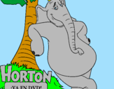 Dibuix Horton pintat per David