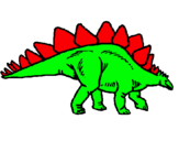 Dibuix Stegosaurus pintat per r.b.r.