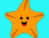 Dibuix Estrella de mar pintat per carme moreno