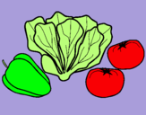 Dibuix Verdures pintat per jchgjgjg