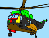 Dibuix Helicòpter al rescat  pintat per mohamed