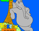 Dibuix Horton pintat per pol