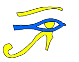 Dibuix Ull Horus pintat per iago