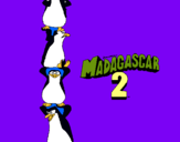 Dibuix Madagascar 2 Pingüins pintat per anònim