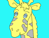 Dibuix Cara de girafa pintat per JIRAFSA