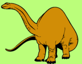 Dibuix Braquiosauri II  pintat per sonia 3rb salvador espriu