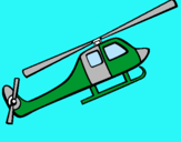 Dibuix Helicòpter de joguina pintat per joan