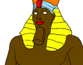 Dibuix Ramsès II pintat per stefano