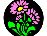 Dibuix Gravat amb flors pintat per anna oliva