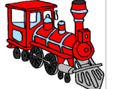 Dibuix Tren pintat per arnau