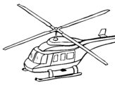 Dibuix Helicòpter  pintat per dany