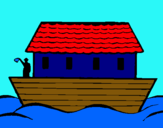 Dibuix Arca de Noe pintat per bernat    i    marti
