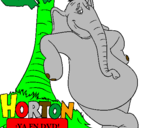 Dibuix Horton pintat per amine