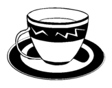 Dibuix Tassa de cafè pintat per coffee and tea