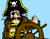 Dibuix Capità pirata pintat per Neus