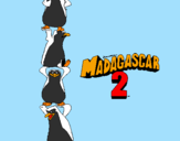 Dibuix Madagascar 2 Pingüins pintat per oriana