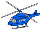Dibuix Helicòpter  pintat per ´annia