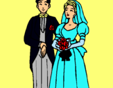 Dibuix Marit i dona III pintat per eric