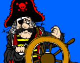 Dibuix Capità pirata pintat per alex.rovi