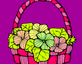 Dibuix Cistell amb flors 6 pintat per zpalazon