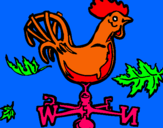 Dibuix Banderoles i gall pintat per marta