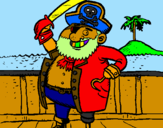 Dibuix Pirata a bord pintat per marcos
