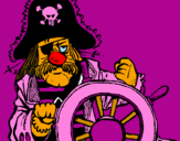 Dibuix Capità pirata pintat per rapatapum
