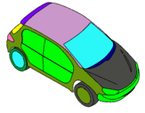 Dibuix Cotxe vist des de dalt  pintat per ARNAU