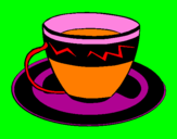 Dibuix Tassa de cafè pintat per gemma i xavier