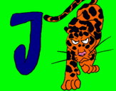 Dibuix Jaguar pintat per JAUME
