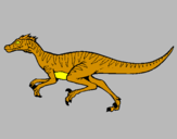 Dibuix Velociraptor  pintat per alex