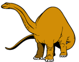 Dibuix Braquiosauri II  pintat per asterix