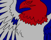 Dibuix Àguila Imperial Romana pintat per aguila roja