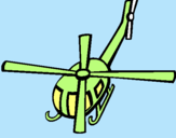 Dibuix Helicòpter V pintat per MARGA