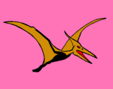 Dibuix Pterodàctil pintat per ELOI TORRAS