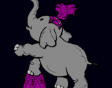 Dibuix Elefant pintat per zaida