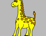 Dibuix Girafa pintat per berta camprubí