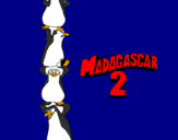 Dibuix Madagascar 2 Pingüins pintat per ARNAU. VILASECA