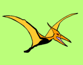 Dibuix Pterodàctil pintat per mark