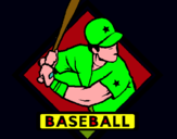 Dibuix Logotip de beisbol  pintat per marc lopez    