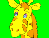 Dibuix Cara de girafa pintat per aline