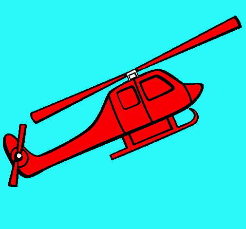 Dibuix Helicòpter de joguina pintat per MATEU
