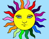 Dibuix Sol pintat per joana 