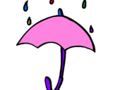 Dibuix Paraigües pintat per irene - estrella
