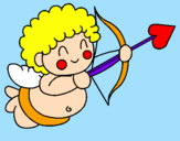 Dibuix Cupido pintat per ivan