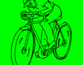 Dibuix Ciclisme pintat per  anna baranera