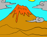 Dibuix Mont Fuji pintat per MATEU