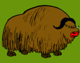Dibuix Bisó pintat per erizo