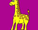 Dibuix Girafa pintat per NORA